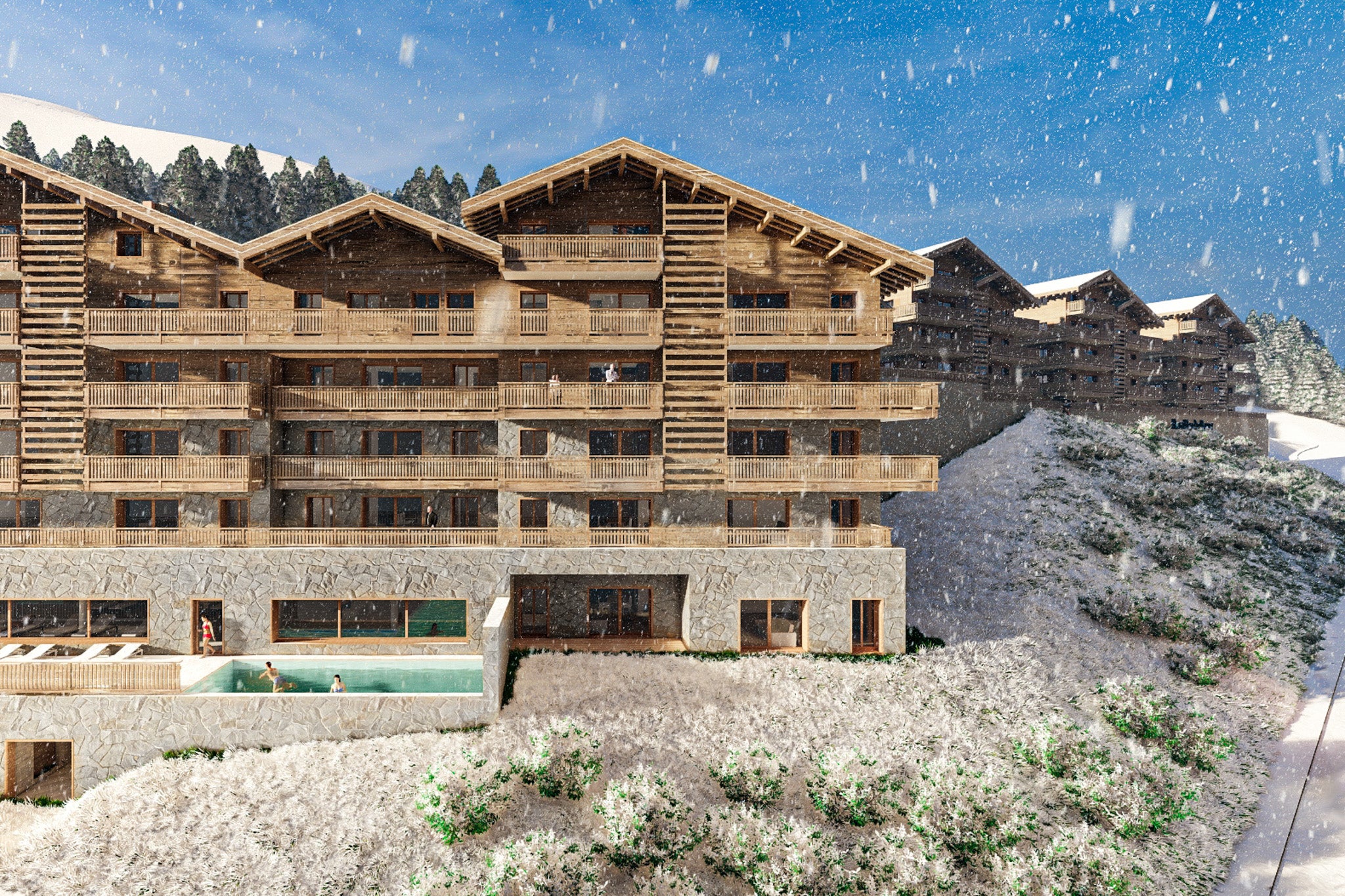 Projet Dent Blanche Resort, Valais - Hérémence